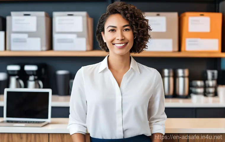 행정안전 직무 전환을 위한 커리어 플랜 - **Prompt:** A confident, diverse professional (e.g., a woman in her 30s) in a stylish business casua...